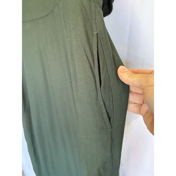 Old Navy Fit Flare Peasant Midi Dress Size XL Tall Heritage Holiday Smocked - Picture 6 of 13